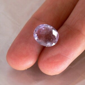 Amethyst, 5 ct., natural, Unheated gem with good cut and fire. February Birthstone.