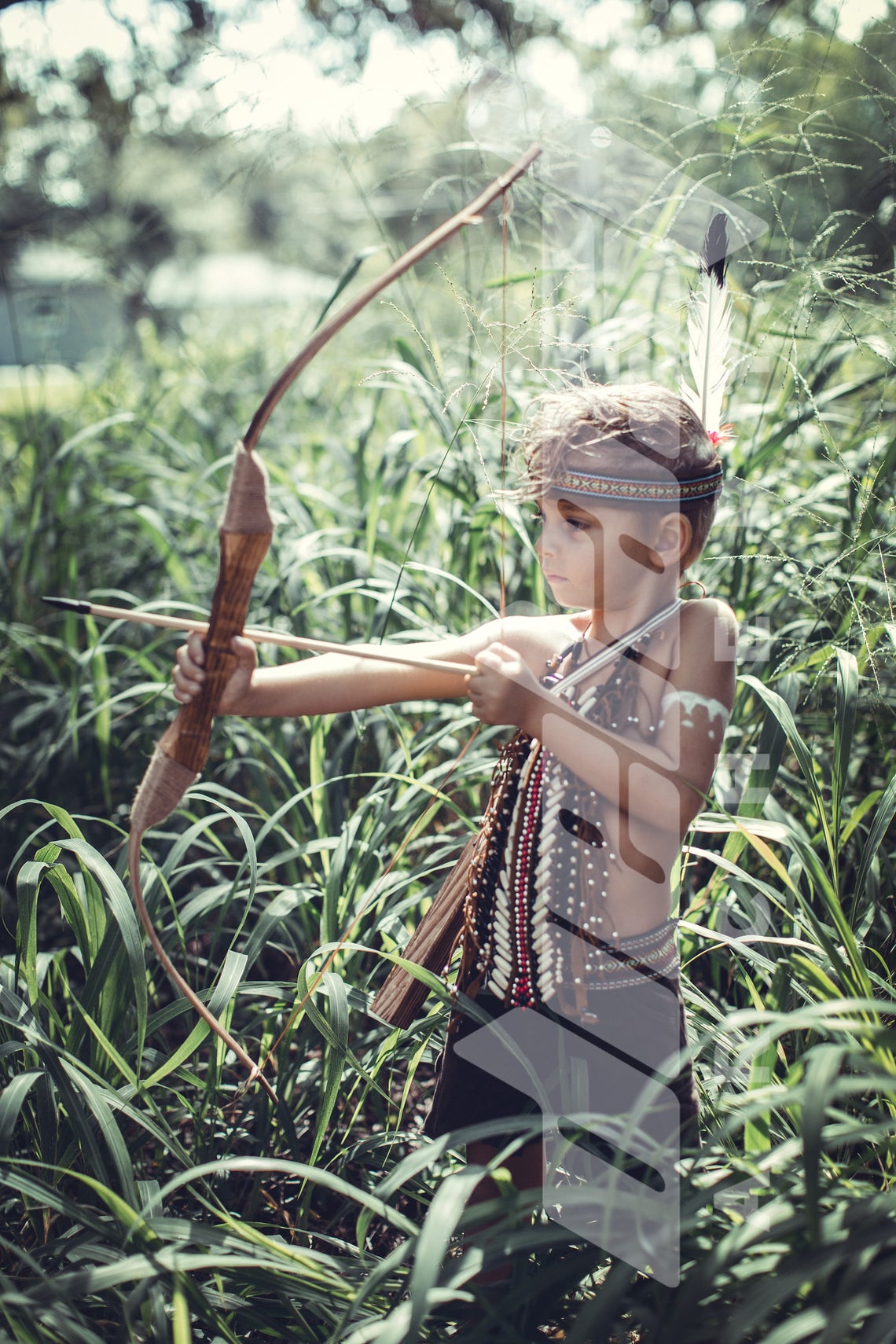 Youth Traditional Wooden Bow and Arrow set for fun target Etsy