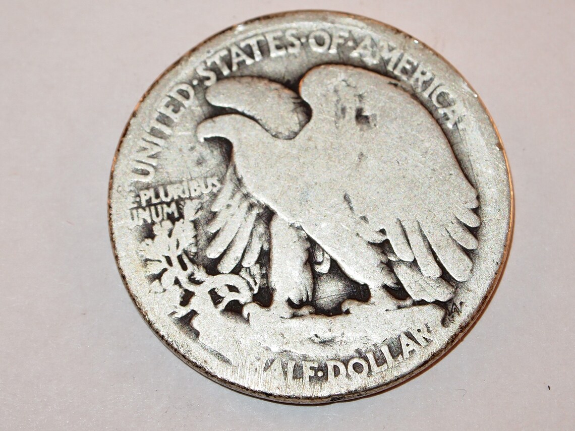1918 Walking Liberty Half Dollar Coin 90% Silver | Etsy