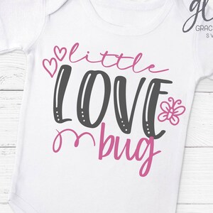 Little Love Bug - Fichier de coupe Saint-Valentin - SVG, DXF et PNG