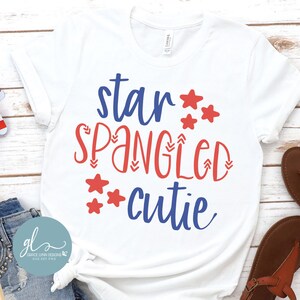 Star Spangled Cutie - digitaal snijbestand - SVG, DXF en PNG