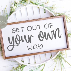 Raus aus dem eigenen Weg - Digital Cut File - svg, dxf, png & eps