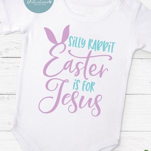 Conejo tonto de Pascua para Jesús - Archivo digital de Pascua - SVG, DXF y PNG