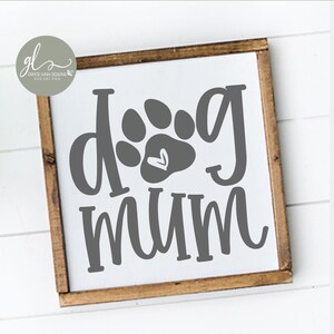 Mamma cane - File di taglio digitale - SVG, DXF e PNG