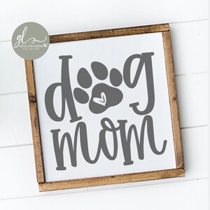 Mamma cane - File di taglio digitale - SVG, DXF e PNG