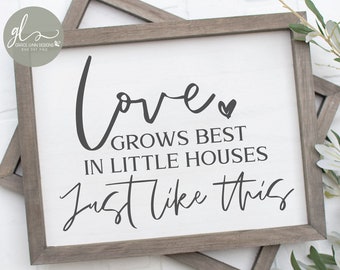 Love Grows Best Svg Etsy