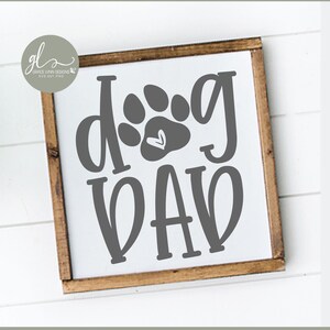 Papà Cane - File di taglio digitale - SVG, DXF e PNG