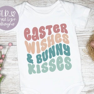 Paaswensen en konijntje kussen SVG, shirtontwerp Pasen, retro Pasen SVG, paasbaby SVG, konijntje shirt svg, schattig paasshirt svg