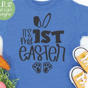 Es ist mein erstes Ostern - Ostern-Shirt-Design - Ostern SVG-Digitalschnittdatei
