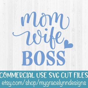 Maman femme patron - fichier de coupe SVG
