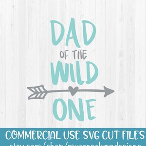 Dad of the Wild One: gesneden SVG-bestand