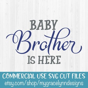 Le petit frère est là - Fichier de coupe SVG