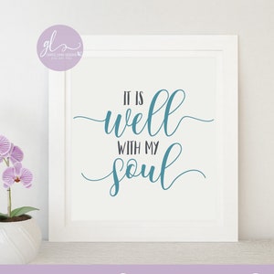 Es geht mir gut mit meiner Seele - Digital Cut File - SVG, DXF & PNG