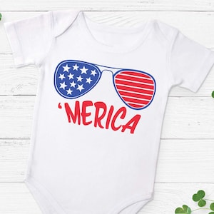 Merica SVG-bestand knippen - Fourth of July-SVG