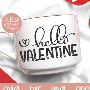 Ciao San Valentino - File di taglio per San Valentino - svg, dxf, png, eps