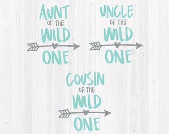 Download Wild One Mom of the Wild One Dad of the Wild One First | Etsy