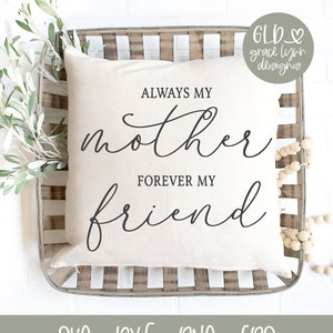 Immer meine Mutter, für immer mein Freund - Digital Cut File - svg, dxf, png, eps
