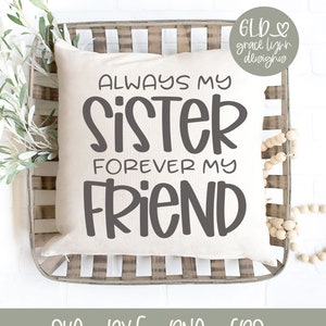 Immer meine Schwester, immer mein Freund - Digital Cut File - svg, dxf, png, eps