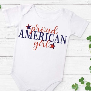 Proud American Girl: gesneden SVG-bestand