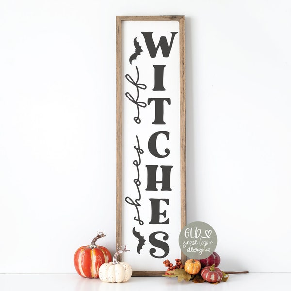 Shoes Off Witches - Halloween DIGITAL Cutting File - svg, dxf, png, eps