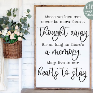 That We Love Quote - Memorial SVG | Begrafeniscitaat SVG | Rouwcitaat | In Loving Memory-bord | Herdenkings-SVG | Herdenkingsbord