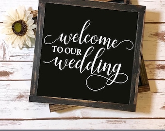 Welcome To Our Wedding - SVG Cut File
