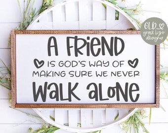 Never Walk Alone Svg Etsy