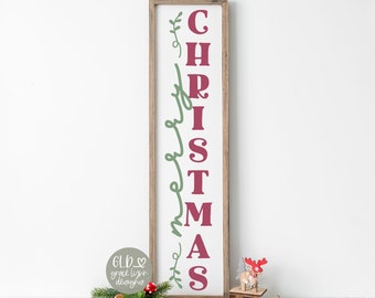 Merry Christmas - Christmas DIGITAL Cutting File - svg, dxf, png & eps