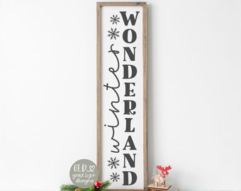 Winter Wonderland - kerst digitaal snijbestand - svg, dxf, png en eps