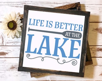 Life Is Better At The Lake - SVG Cut File - Lake Life, Beach Life, Summer SVG, Summer Life