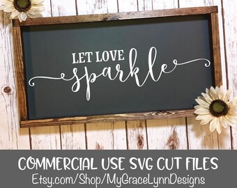 Let Love Sparkle - Etsy