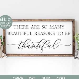 Ci sono così tante belle ragioni per essere grati / Citazione autunnale in formato svg / Citazione autunnale in formato svg / Citazione autunnale in formato SVG / Citazione di ringraziamento in formato SVG