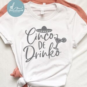 Cinco De Drinko - Cinco De Mayo - fichier de découpe numérique - SVG, DXF et PNG