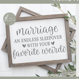 Matrimonio: una festa in pigiama infinita con il tuo strano preferito/preferito - File di taglio digitale - SVG, DXF e PNG