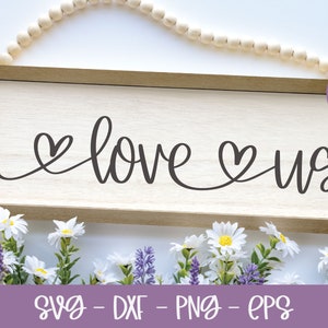 I Love Us - Hochzeit Digital Cut File - svg, dxf, png & eps