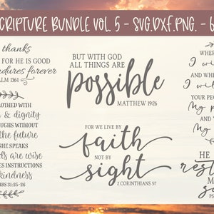 Bundle d'Écritures, vol. 5 à 6 fichiers numériques découpés - SVG, DXF et PNG