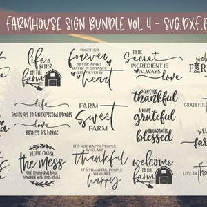 Farmhouse Sign Bundle | Family Sign svg Bundle | Farmhouse Quotes svg Bundle | Family Quote svg Bundle | Farmhouse svg | Home Sign Bundle