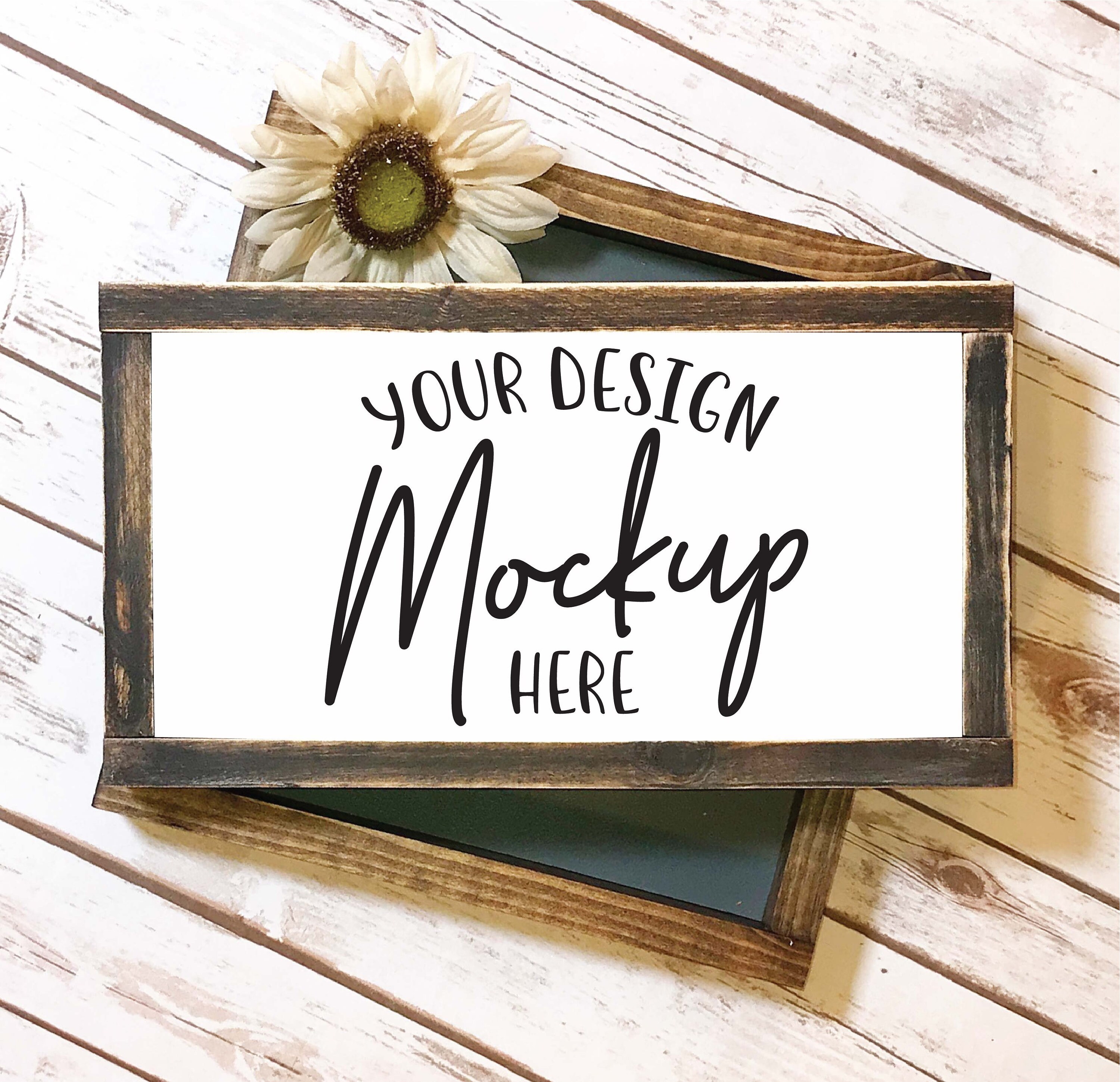 Download Wood Sign Mockup Digital Mock Up | Etsy