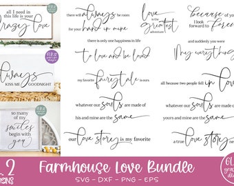 Wedding Sign svg Bundle | Farmhouse Quotes svg Bundle | Wedding Quote svg Bundle | Farmhouse Sign svg | Love Quote Bundle | Marriage Quotes