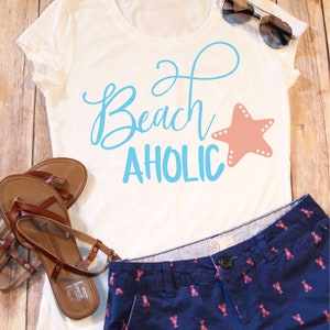 Beach-Aholic - File di taglio SVG