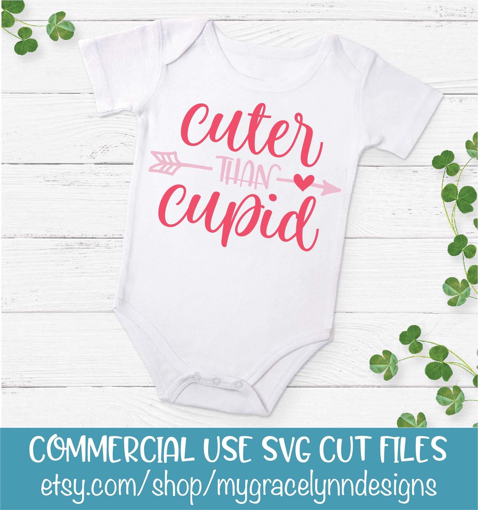 Download Cuter Than Cupid SVG Cut File | Etsy
