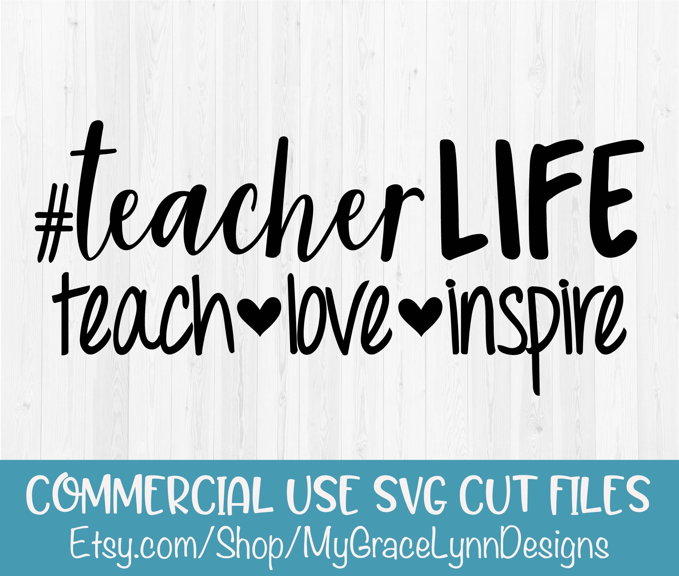 Teacher Life - Digital Cut File - SVG, DXF & PNG - Etsy