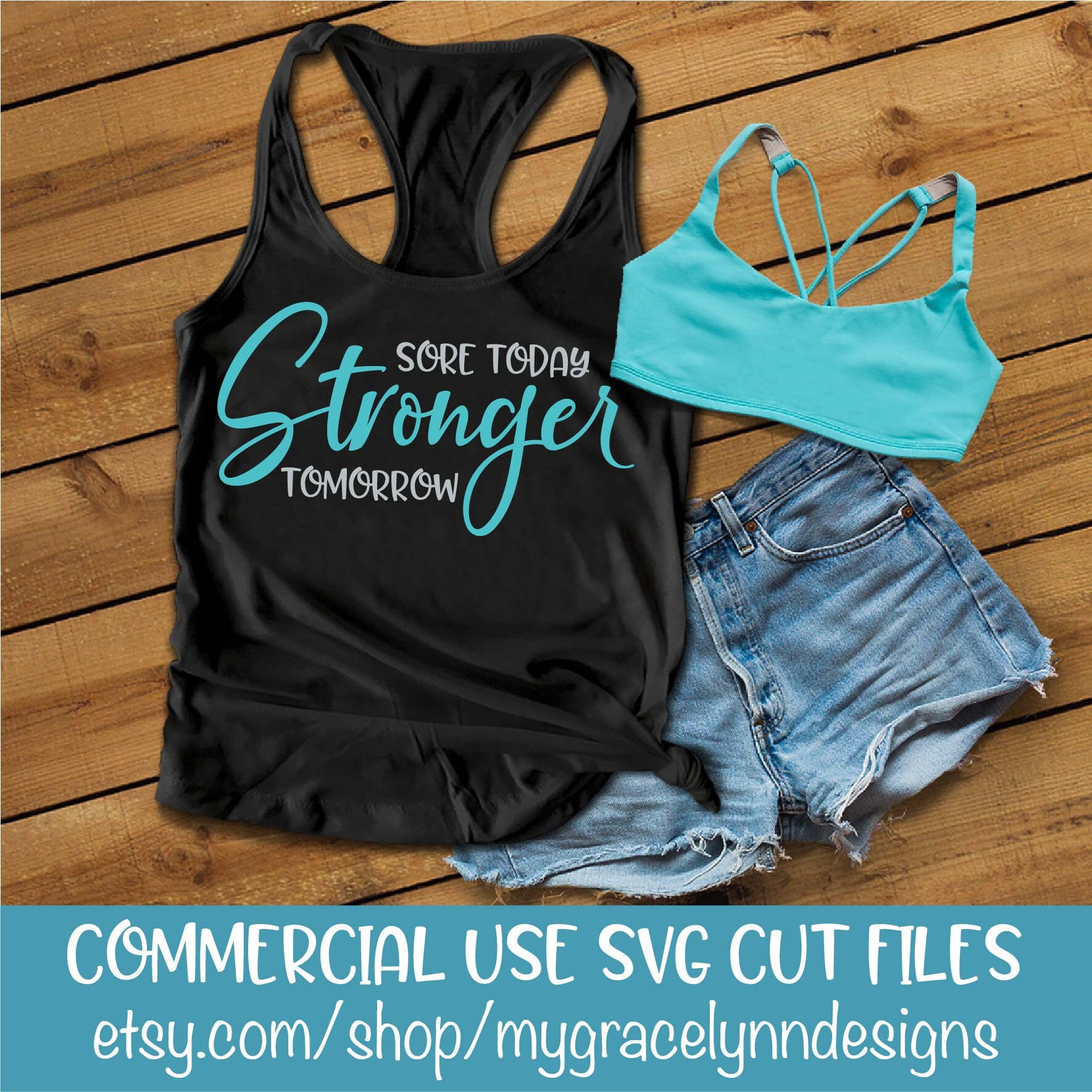 Sore Today Stronger Tomorrow Fitness Life Cut File SVG, DXF & PNG -   Canada