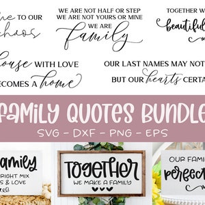 Family Sign svg Bundle | Farmhouse Quotes svg Bundle | Family Quote svg Bundle | Farmhouse Sign svg | Home Sign Bundle