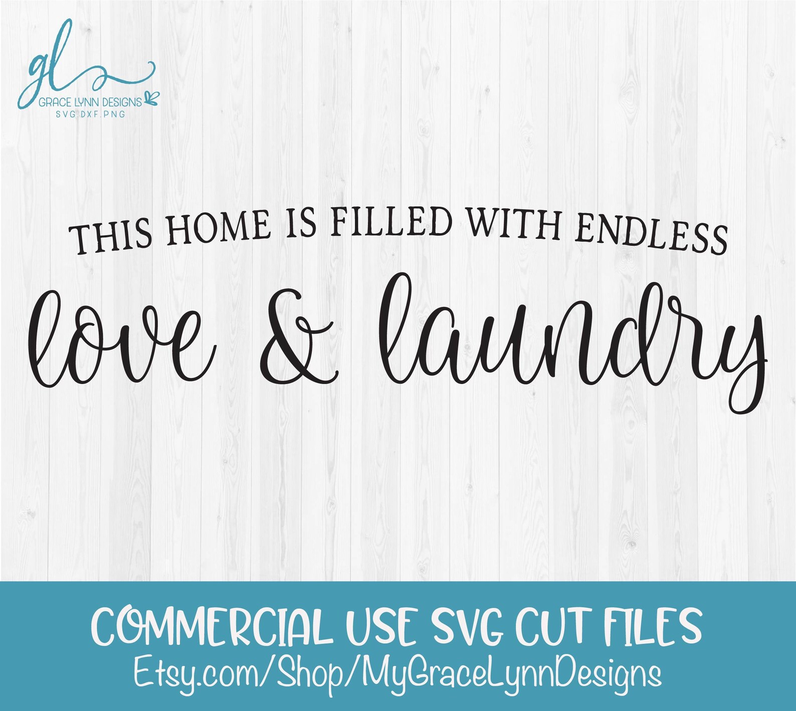 This Home is Filled With Endless Love and Laundry Digital - Etsy