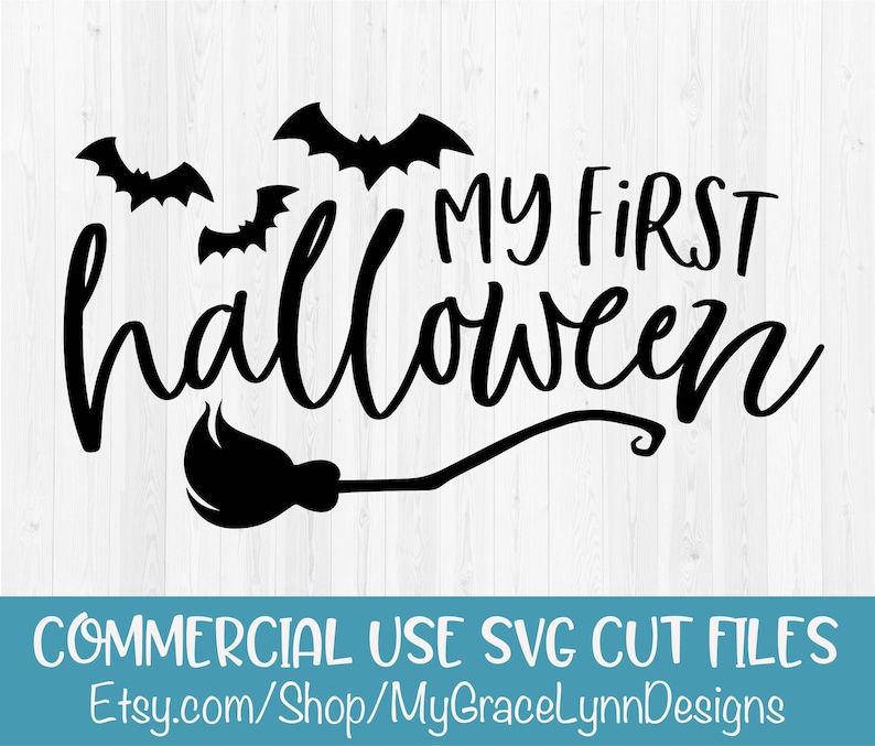 My First Halloween Halloween SVG SVG Cut File Etsy