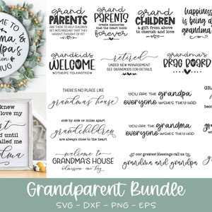 Grandparent Bundle | Grandma SVG Bundle | Grandparent SVGs | Grandparent Sign Designs | Grandma Quotes