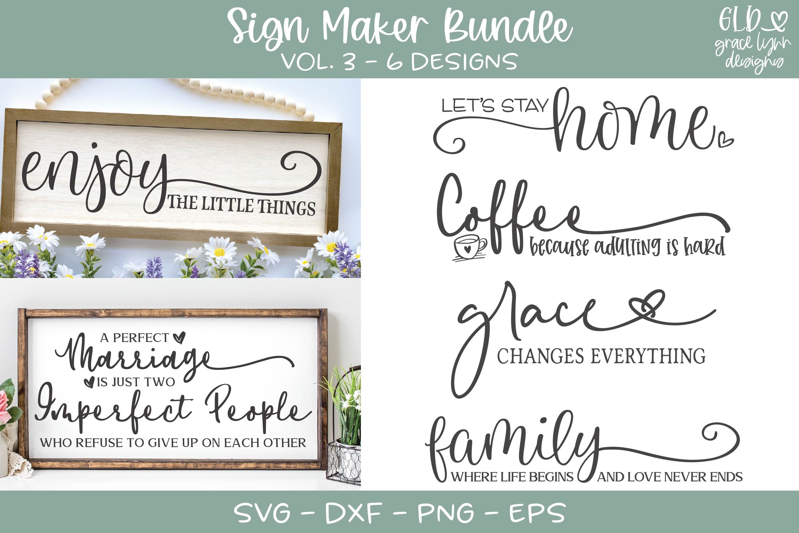 Sign Maker Bundle | Home Sign Svg Bundle | Farmhouse Quotes Svg ...