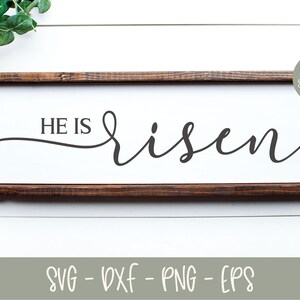 Ha resucitado - Archivo digital de Pascua - SVG, DXF, PNG, EPS