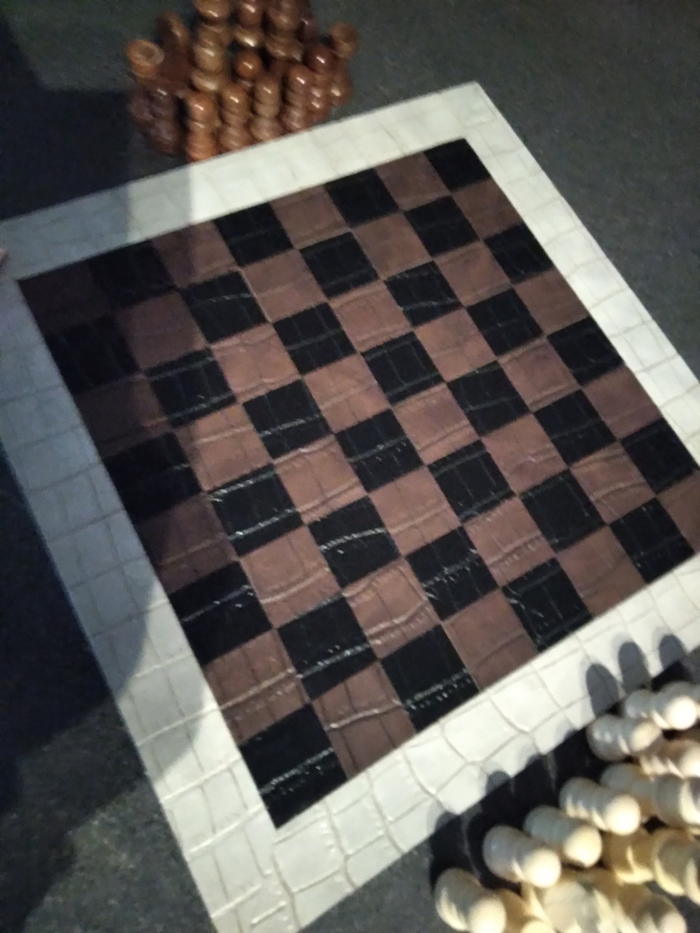 Chess Board Game Made in Skai by Me 